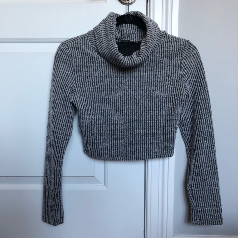 Sorella Cropped Turtleneck